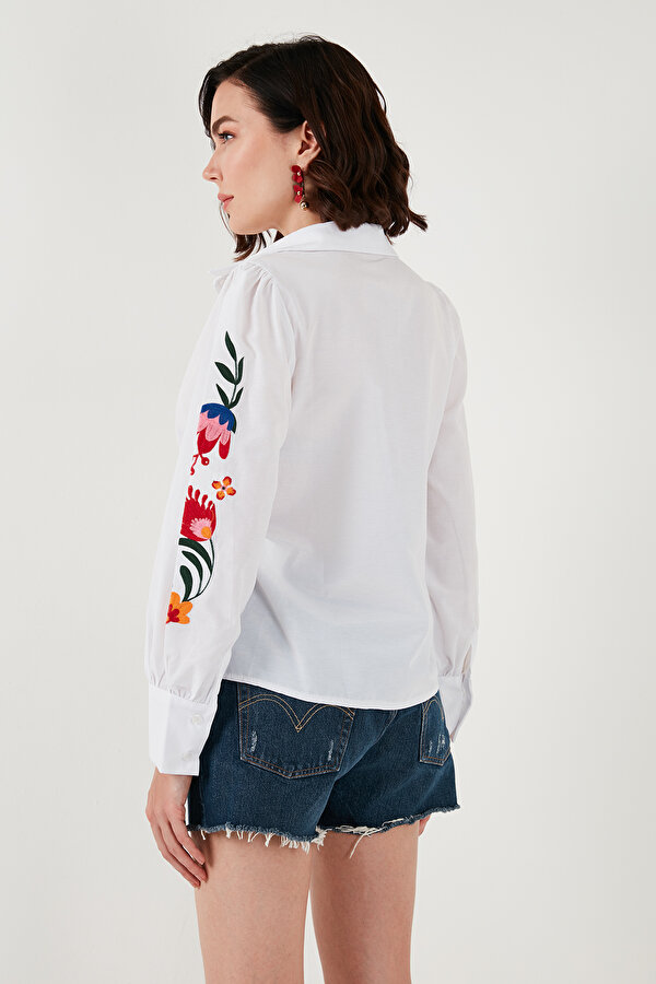 Bayan Gömlek 611GO003 BEYAZ