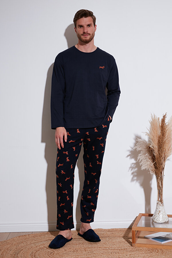 Erkek Pijama Takımı 6572013 LACİVERT