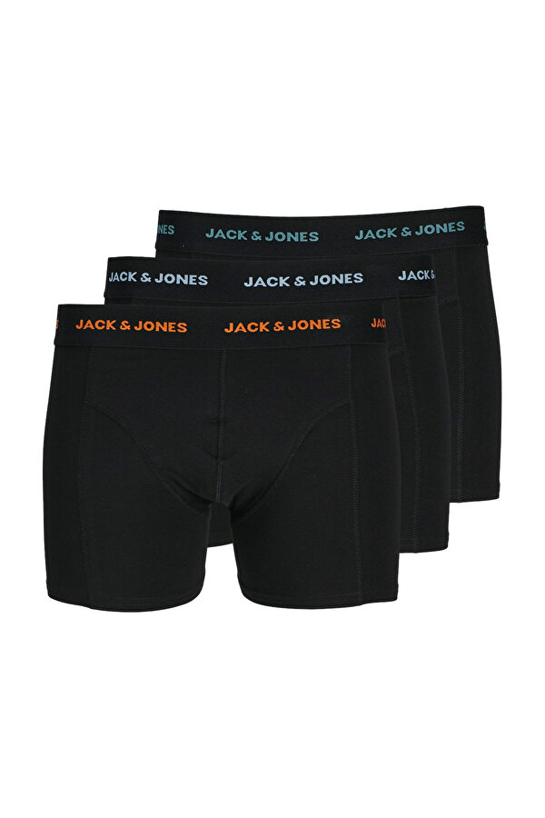 JACMARVIN SOLID TRUNKS 3 Siyah Erkek Boxer