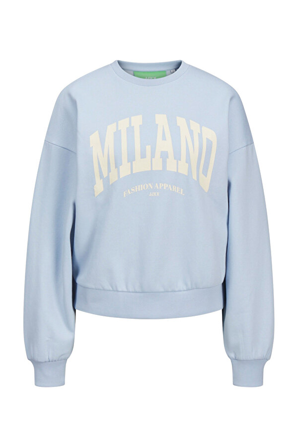 JXMERLE RLX SHORT LS CREW CAM GOBEGI Kadın Sweatshirt