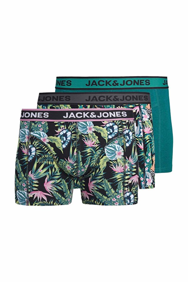 JACDREW TRUNKS 3 PACK SN Siyah Erkek Boxer
