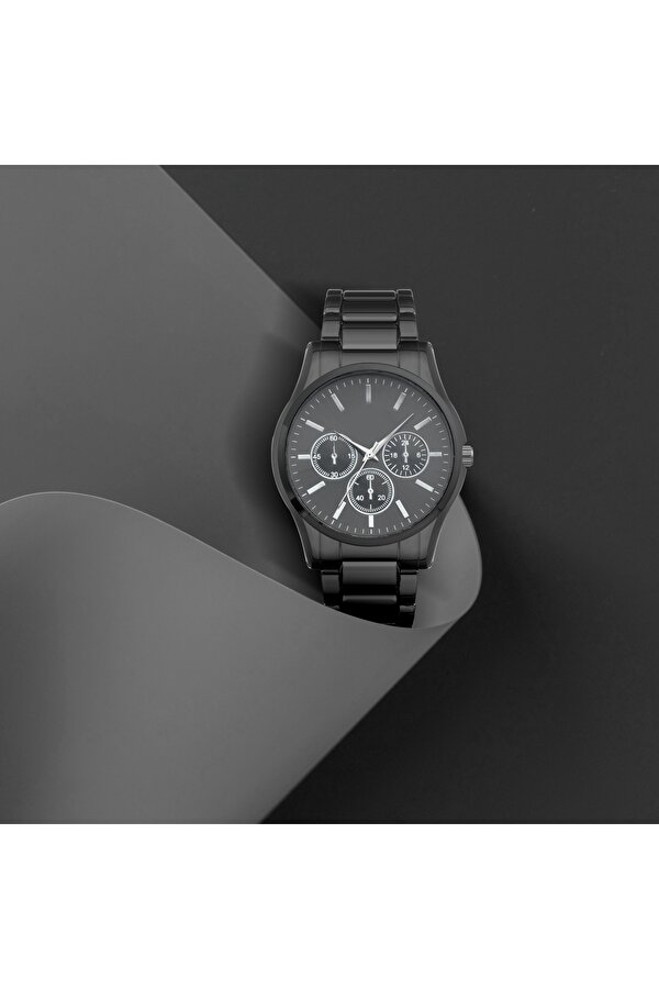 Erkek Siyah Metal Kol Saati PS1723