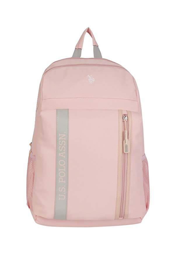 US Polo Assn 24357-24361 UNİSEX OKUL SIRT ÇANTASI ÖĞRENCİ GÜNLÜK SEYAHAT TATİL SPOR YÜRÜYÜŞ SEYAHAT GEZİ KAMP GÜNLÜK PEMBE