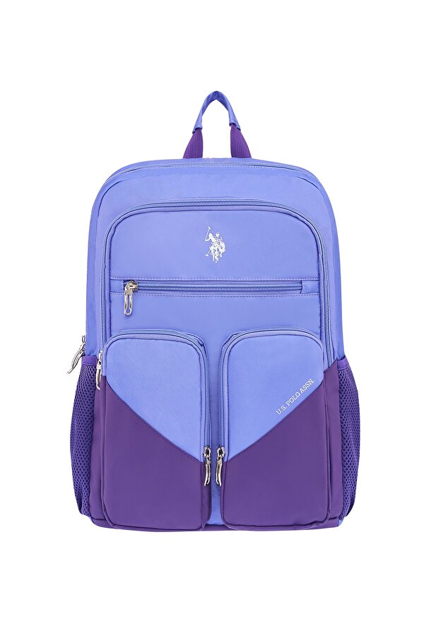 US Polo Assn 24111-24103-24109-24113-24107-24101 UNİSEX OKUL SIRT ÇANTASI ÖĞRENCİ GÜNLÜK SEYAHAT TATİL SPOR YÜRÜYÜŞ SEYAHAT GEZİ KAMP GÜNLÜK MOR
