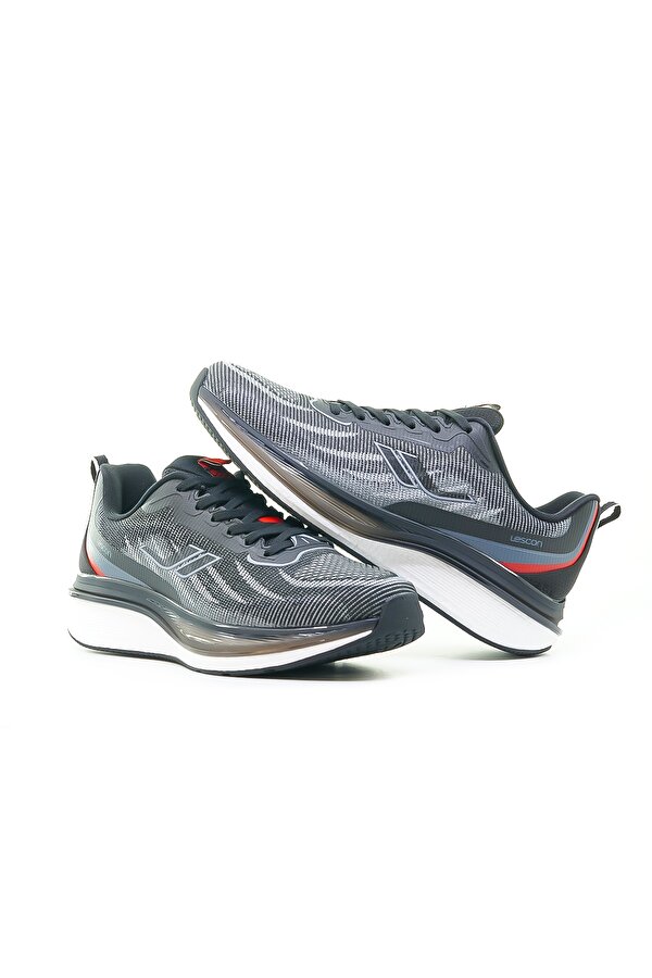 FIJI UNISEX PROFESYONEL KOŞU & YÜRÜYÜŞ AYAKKABISI (36-40)  24Y FIJI U SİYAH/KIRMIZI