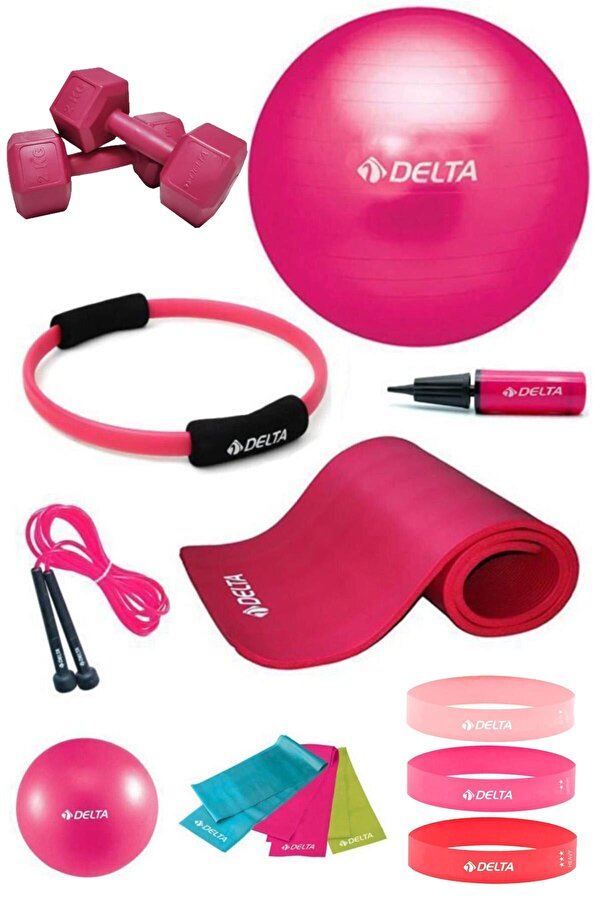 10 mm Deluxe Minderli 55 cm PFS Full Pilates Seti