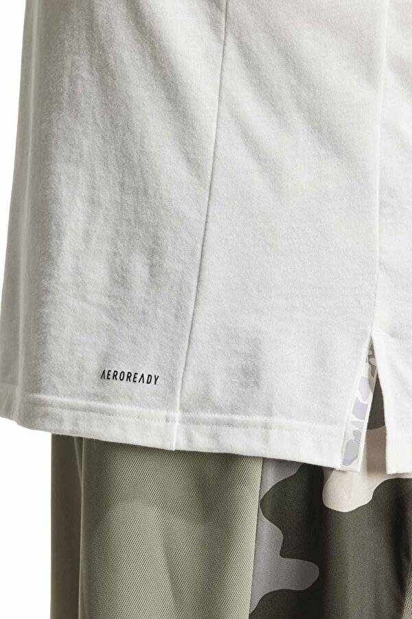 CAMO BIG LOGO T Beyaz Erkek Kısa Kol T-Shirt