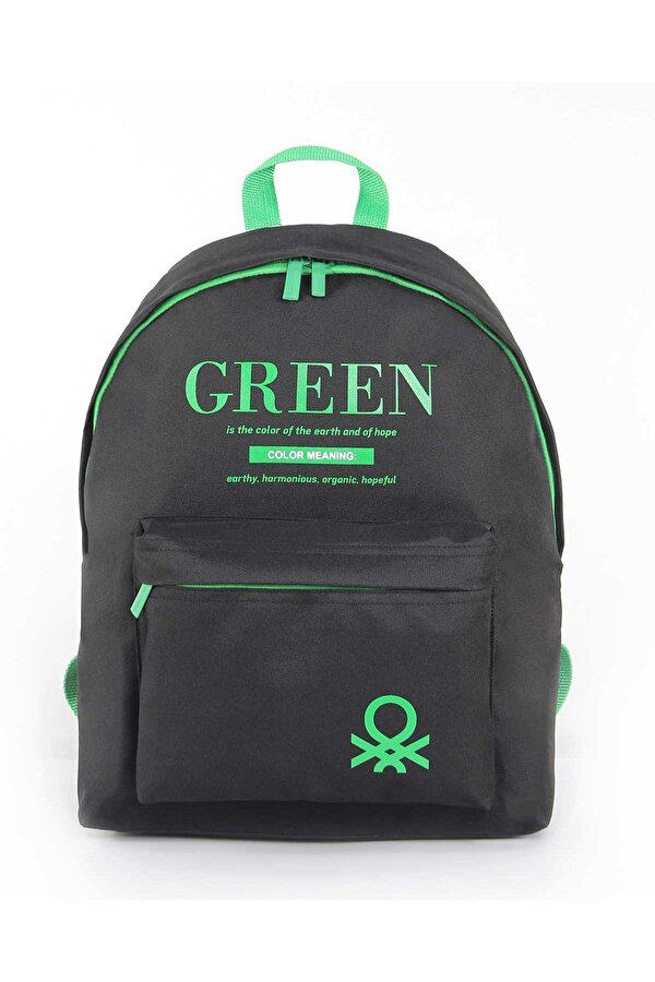 Unisex Çocuk Benetton United Colors Çift Bölmeli Sırt Çantası 03805