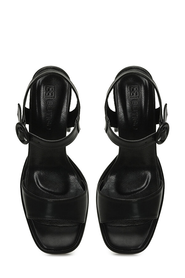 STAR 4FX Siyah Kadın Topuklu Sandalet