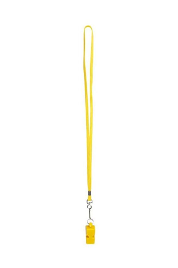 DK-100 İpli Plastik Hakem Düdük Sarı