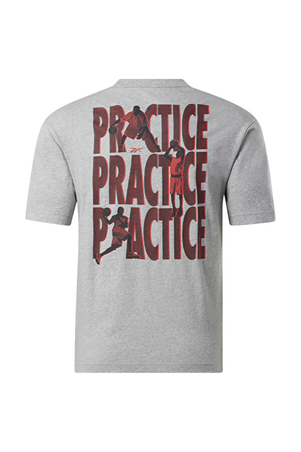 BB WORK ETHIC TEE GRAY MELANGE Man 054