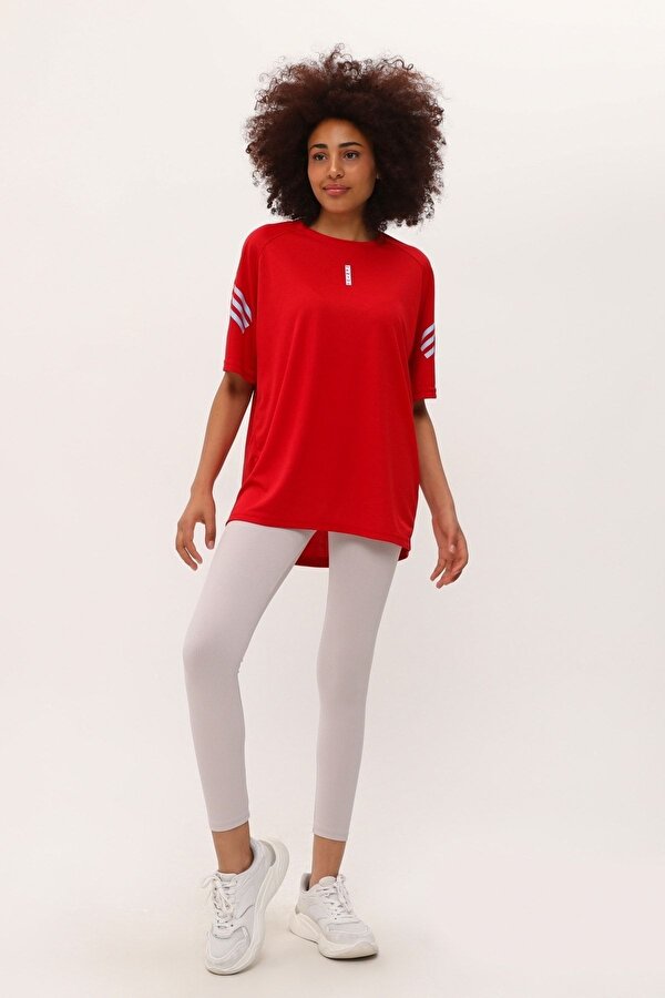 Store Kadın Spor Tişört Baskılı Fitness, Antrenman Fit