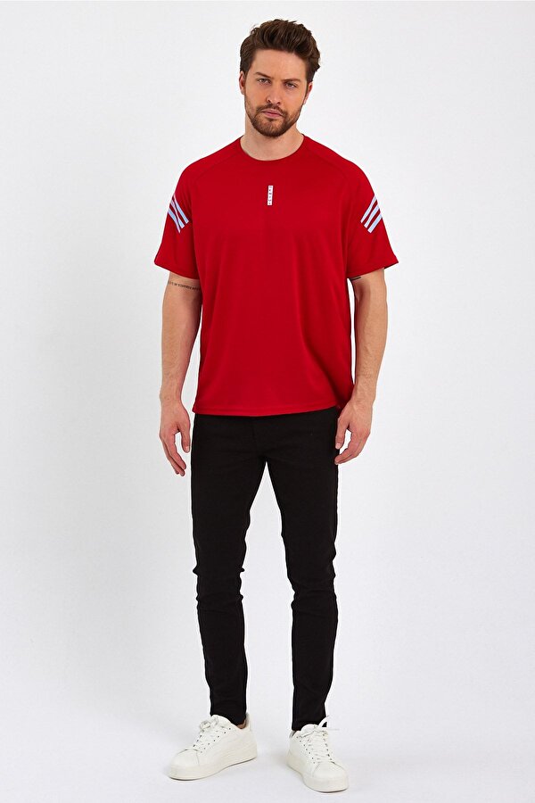 Store Erkek Spor Tişört Baskılı Fitness, Antrenman Fit T-shirt