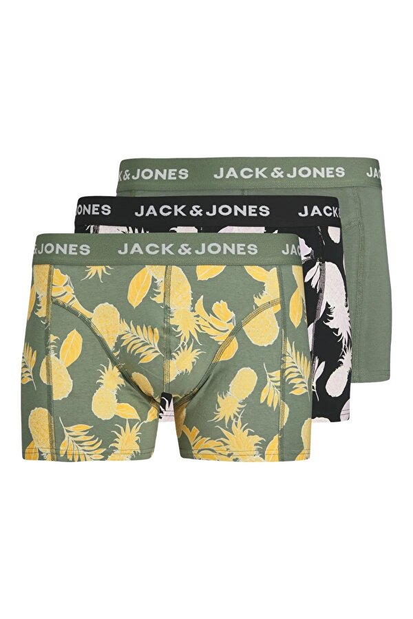 Jack&Jones Çok Renkli Erkek 3 lü Boxer Set 12256550