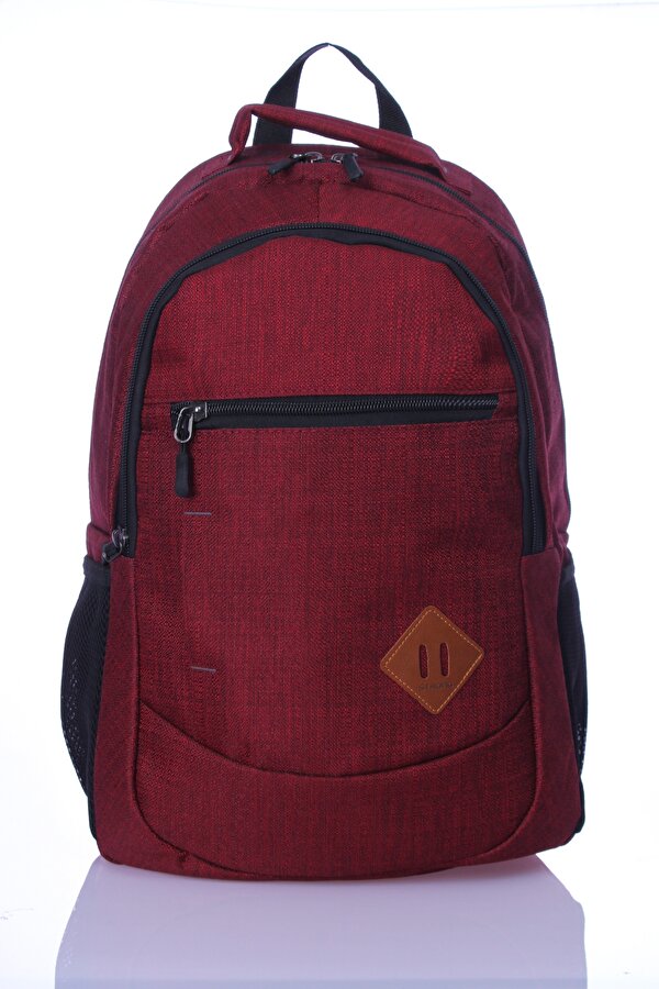 STRONG Çok Gözlü Geniş Hacimli Terletmeyen Ortopedik Sırt Destekli Lise Ortaokul Ilkokul Çantası 103 BORDO