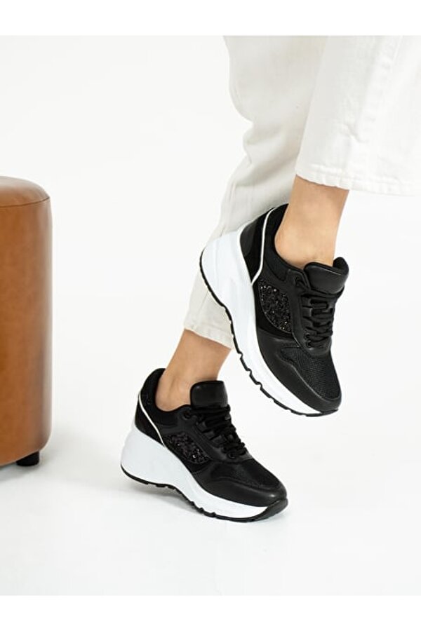 Filet 185 Gizli Topuklu Taban Sneaker Kadın Spor Ayakkabı