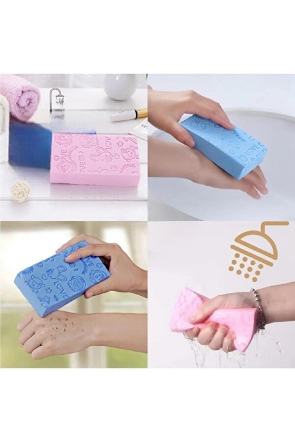 Kir Çıkaran Sihirli Banyo Süngeri Ölü Deri Temizleyici Peeling Sünger Duş Lifi Kesesi Masaj Fırçası