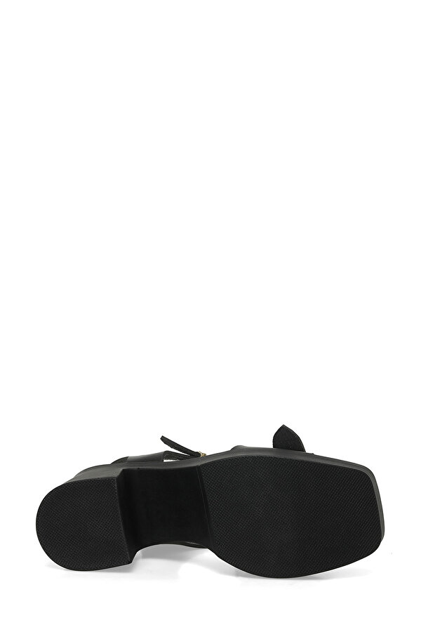 24S-106 4FX Siyah Kadın Topuklu Sandalet