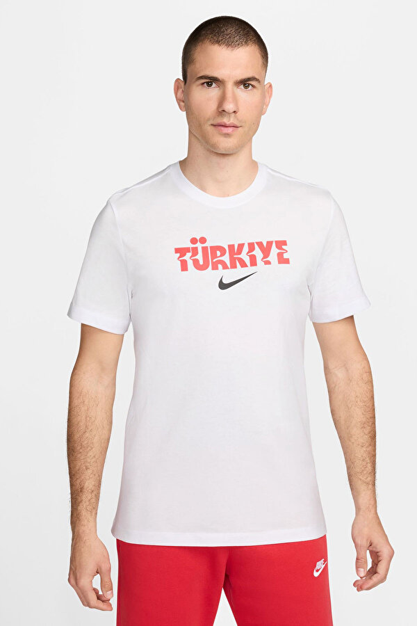 TUR M NK CREST TEE Beyaz Erkek Kısa Kol T-Shirt