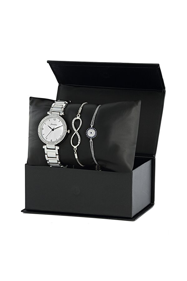 Bayan Kol Saati Sonsuzluk Bileklik Kombin Set PS1581