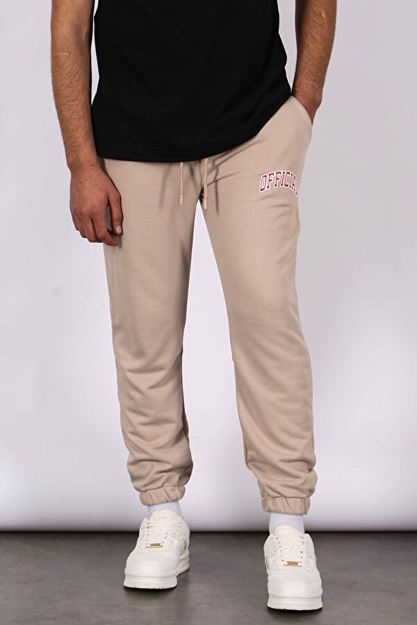 Bej Baskılı Eşofman 5616