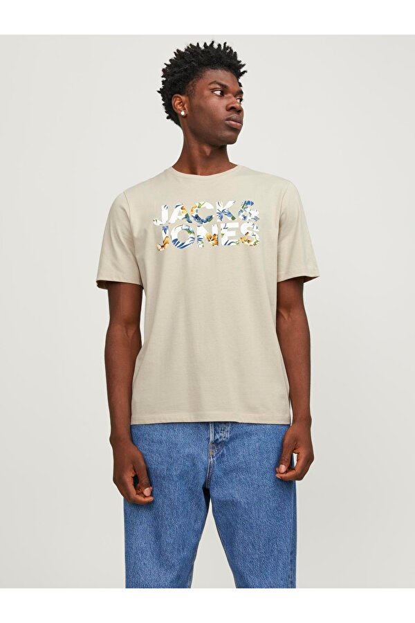 Jjejeff Corp Logo Tee Ss O-Neck Sn Erkek T-Shirt