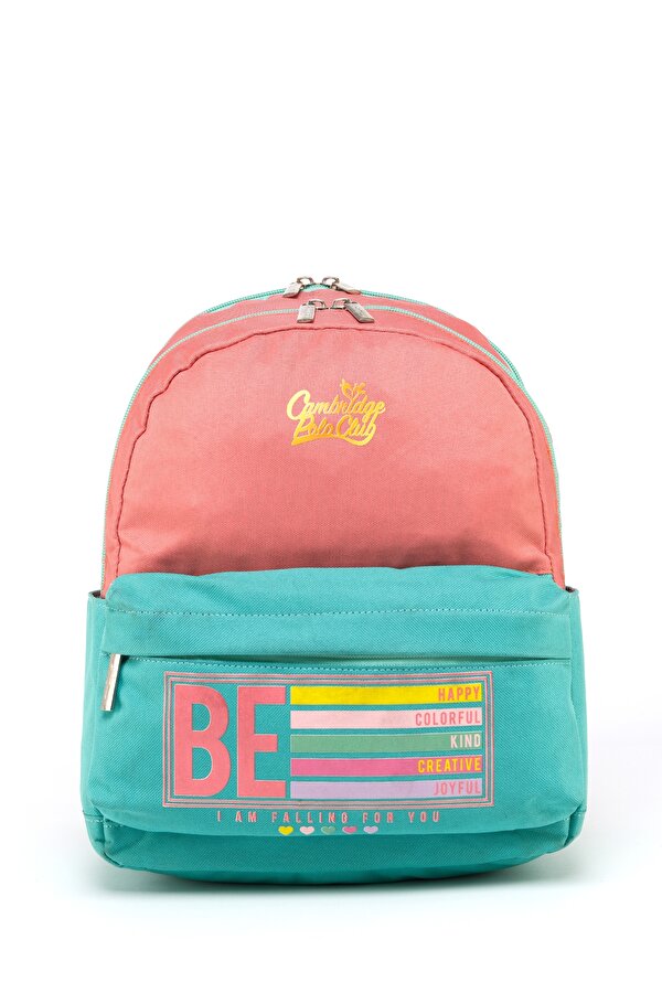 Be Happy Ön Cepli Unisex Çocuk Anaokulu Çantası PUDRA