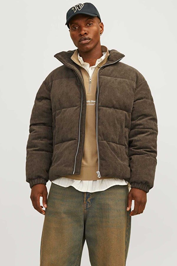 JORBRONX CORDUROY PUFFER Kahverengi Erkek Mont