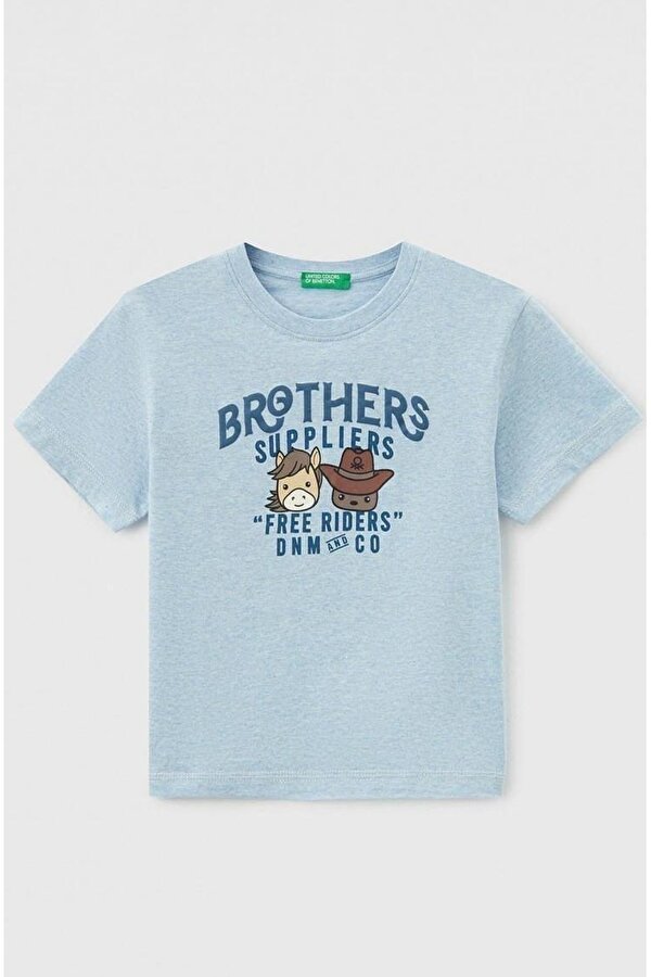 Unıted Colors Of Benetton Erkek Bebek Tshirt 3GDXG10DF