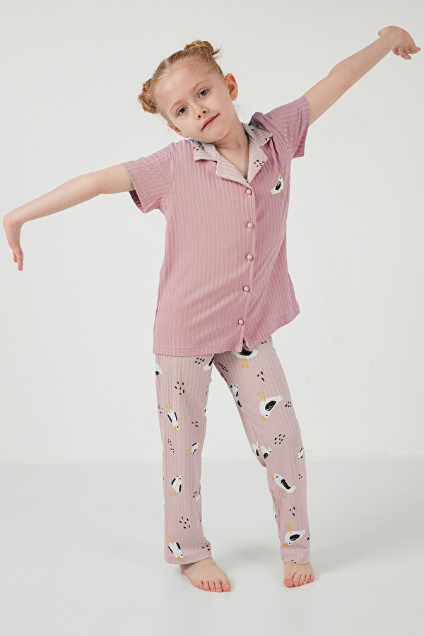 Kız Çocuk Pijama Takımı 6576001 PEMBE