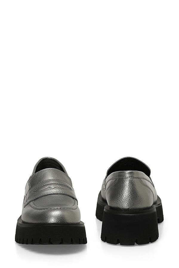 24K-552 4PR Gümüş Kadın Oxford Ayakkabı