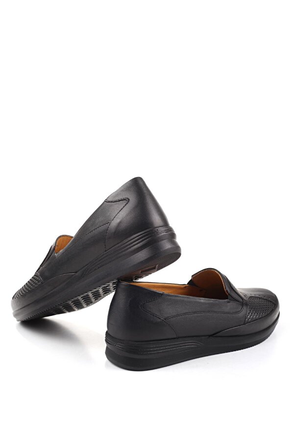 3775 Kadın Büyük Numara Ortopedik Taban Deri Ayakkabı