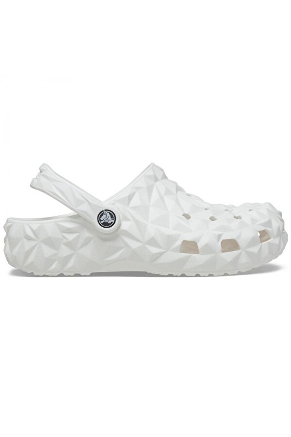 209563 Classic Geometric Clog Beyaz Unisex Terlik