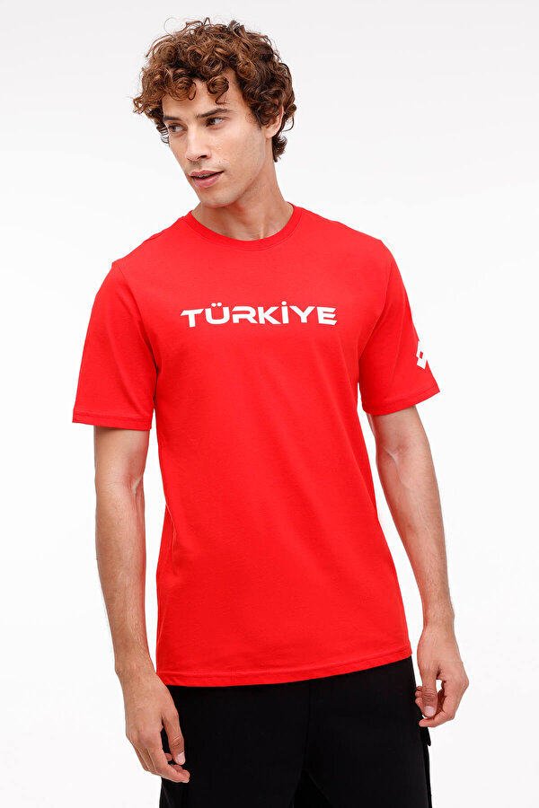 M-MERITON TEE 4FX Kırmızı Erkek Kısa Kol T-Shirt