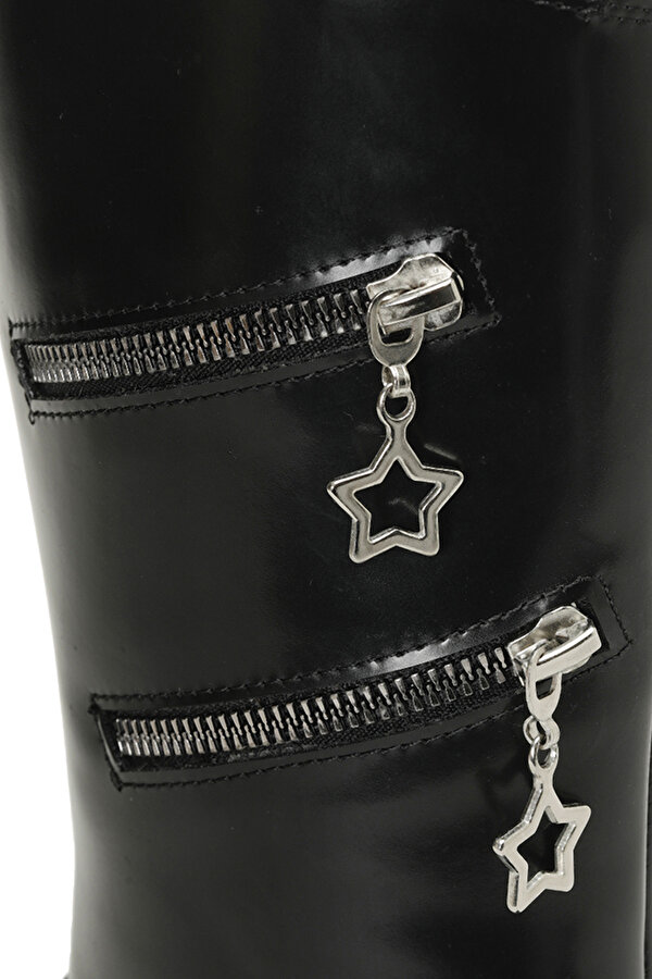 PORTE-E F 4PR Siyah Kız Çocuk Çizme