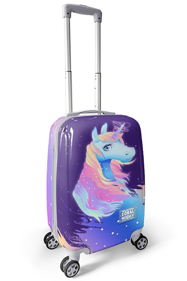 Unicorn Desenli Kabin Boy Valiz (50 cm) 16540