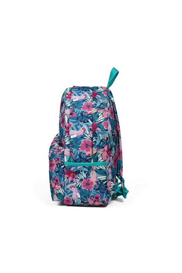 Su Yeşili Desenli Sırt Çantası 23187