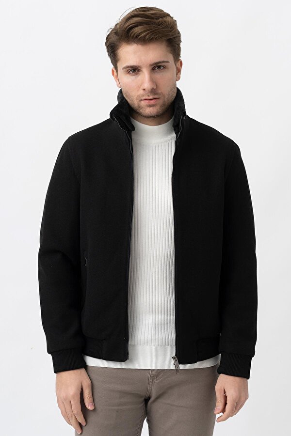 Santa Marta 2424402 Slim Fit Kürklü Kaban Laci