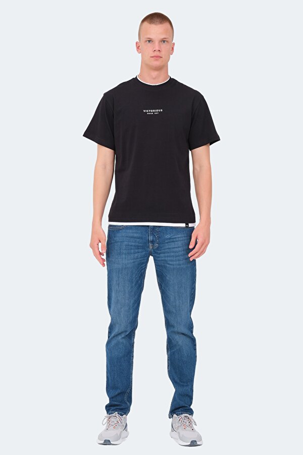 VRENI Erkek Tişört Siyah