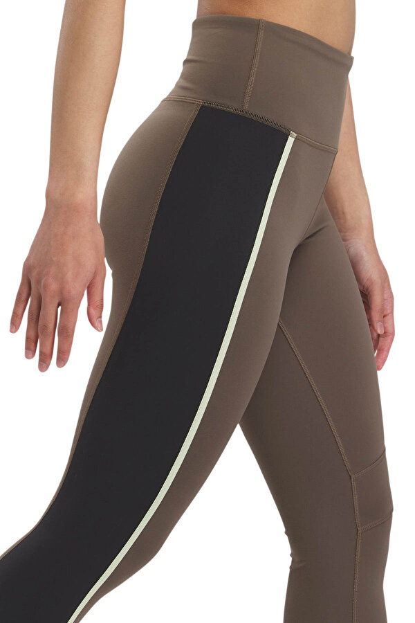 Reebok Lux High Waisted Colorblo Хаки 003 Женщина Леггинсы
