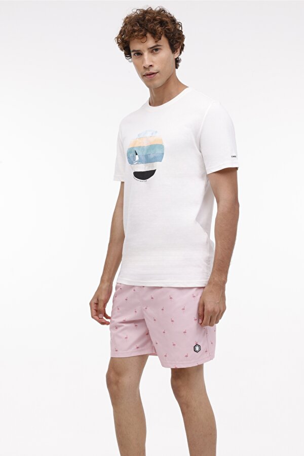 Lumberjack Ml Werner 19Ds1039 4Fx Коралловый 005 Мужчина Пляжные Шорты