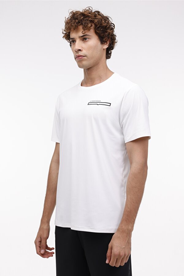 ML TIM 11ELG1009 4FX Beyaz Erkek Kısa Kol T-Shirt