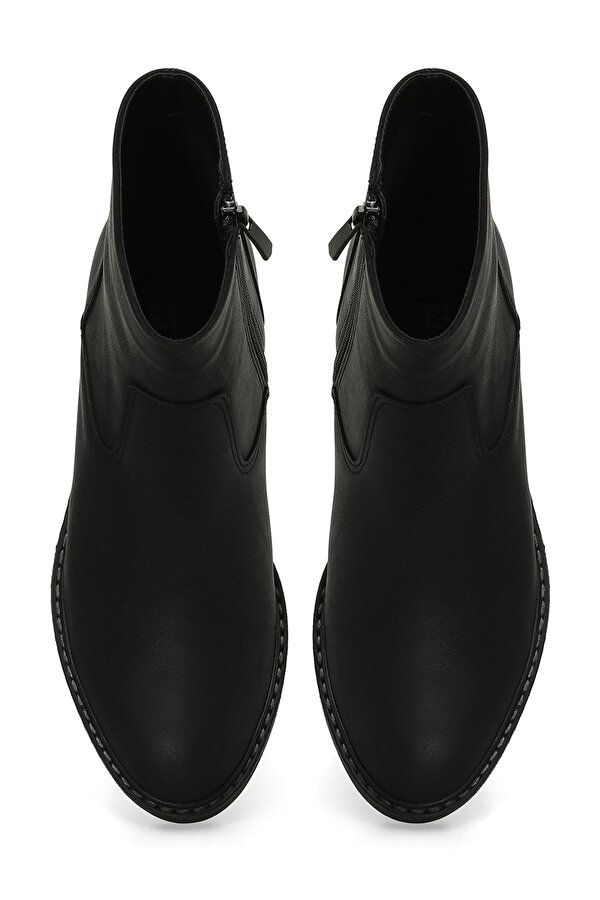 24K-627 4PR Siyah Kadın Topuklu Bot