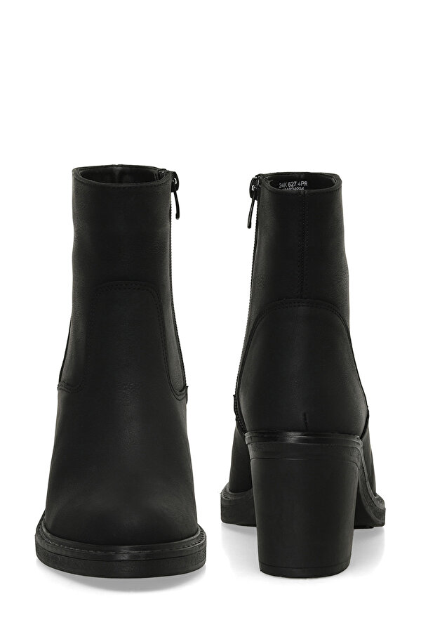 24K-627 4PR Siyah Kadın Topuklu Bot