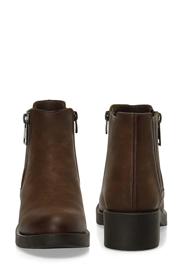 24K-855 4PR Taba Kadın Düz Bot