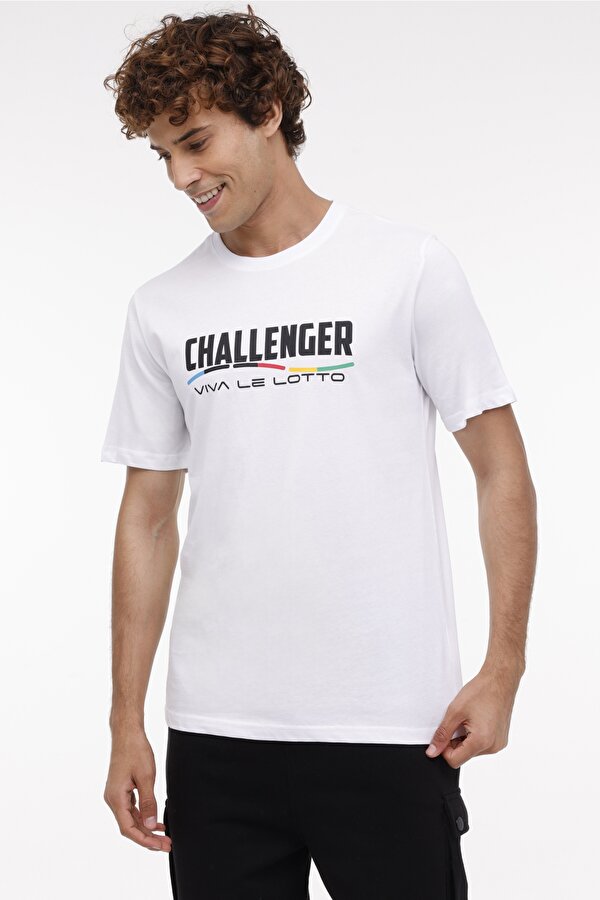 M-LENGER TEE 4FX Beyaz Erkek Kısa Kol T-Shirt