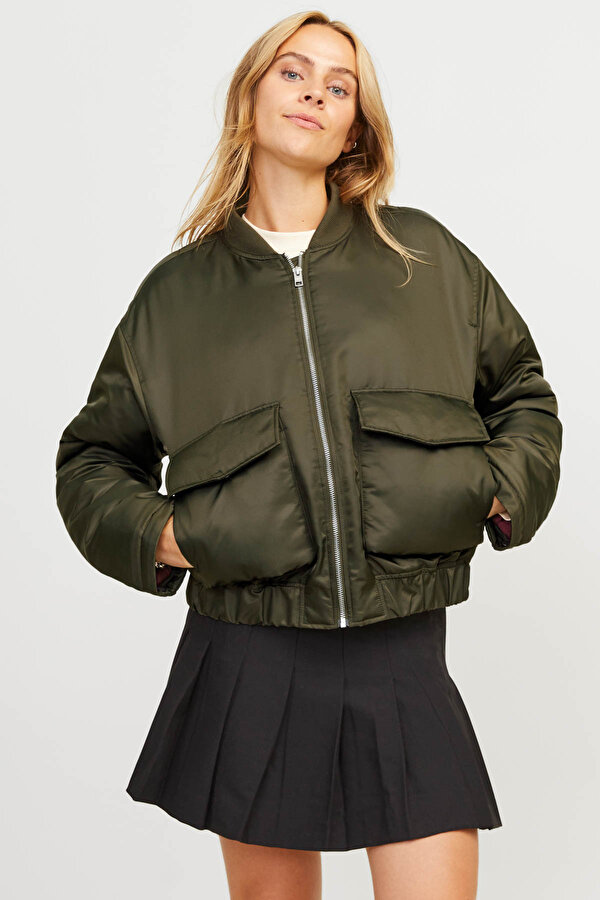 JXCAREN PADDED BOMBER OTW Haki Kadın Ceket
