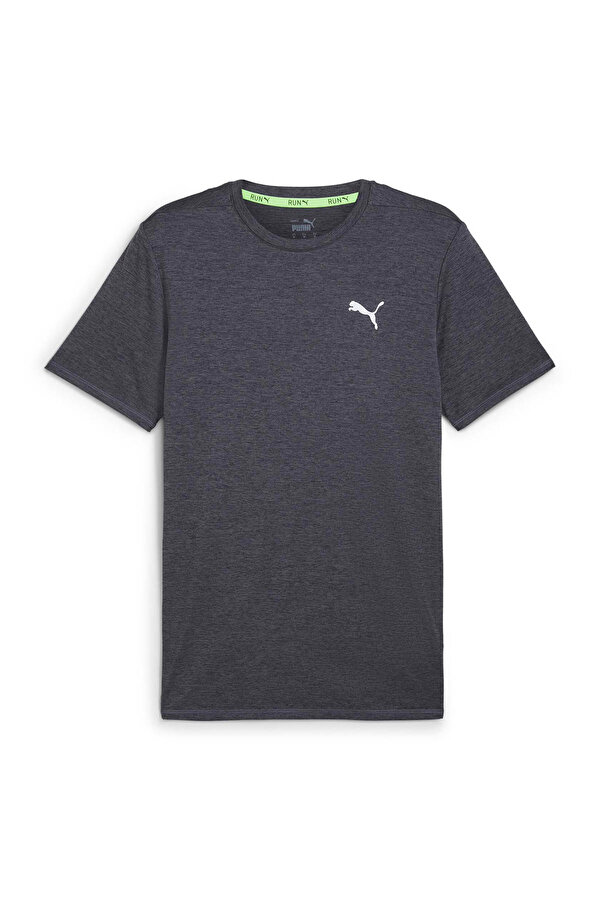 RUN FAVORITE HEATHER TEE Siyah Unisex Kısa Kol T-Shirt