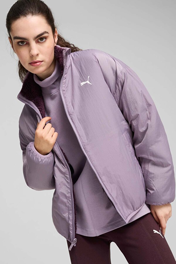 Puma Reversible Sherpa Jacket Черный Женщина Блейзер