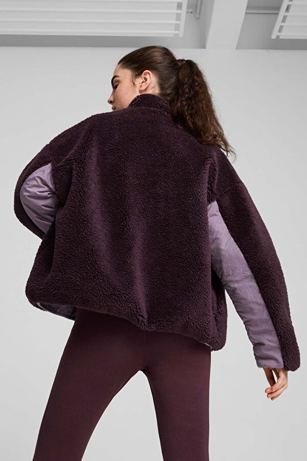 Puma Reversible Sherpa Jacket Черный Женщина Блейзер
